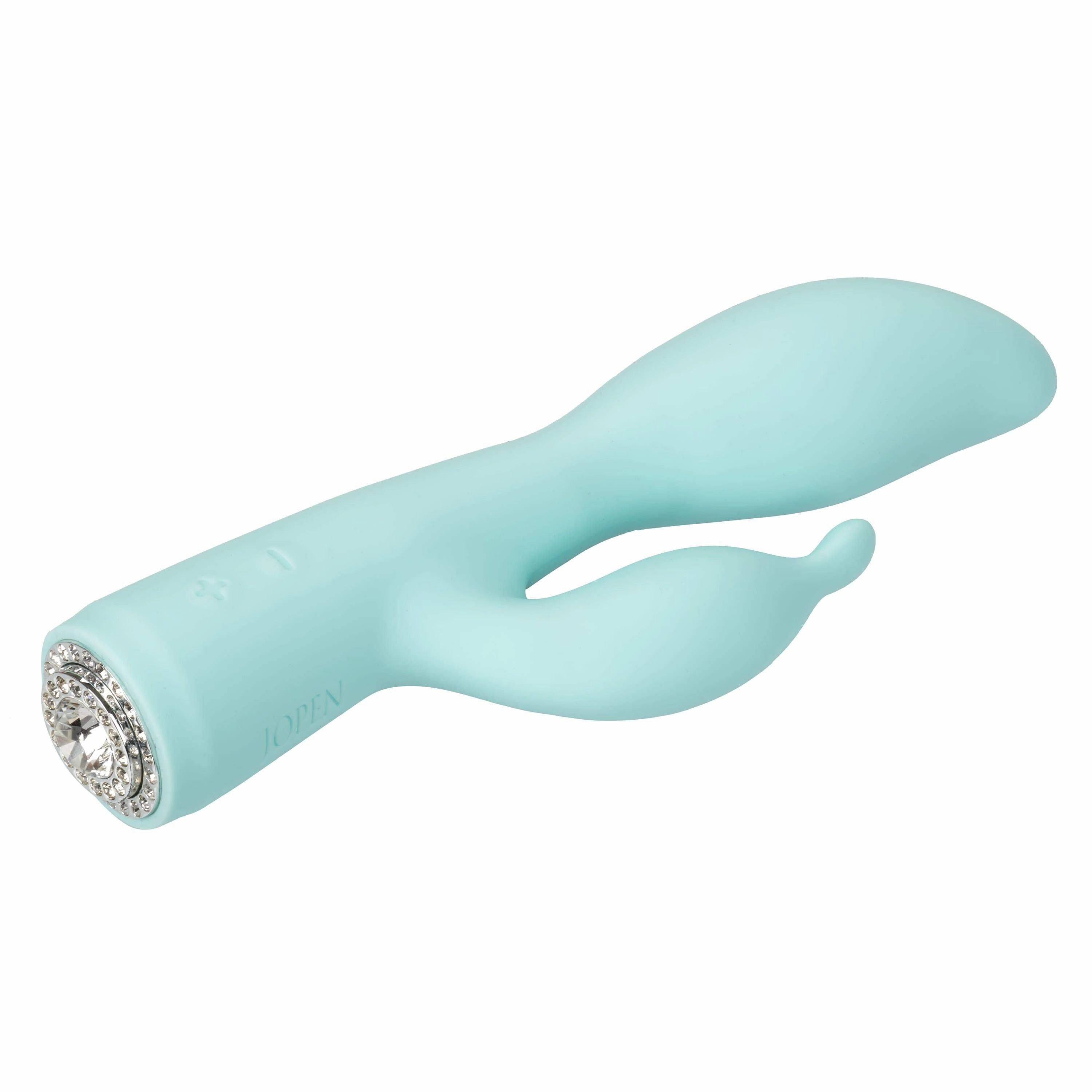 Jopen - Pave Silicone Rabbit Vibrator Victoria (Blue)