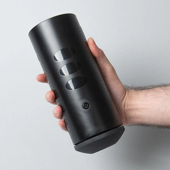 Kiiroo - Titan App-Controlled Interactive Vibrating Masturbator Stroker (Black)