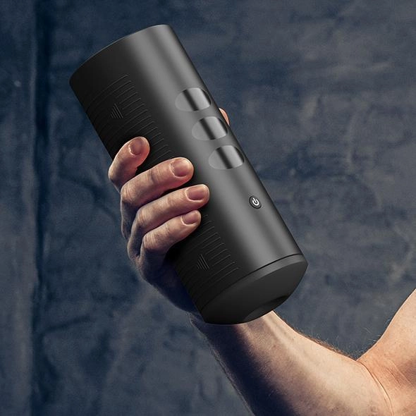 Kiiroo - Titan App-Controlled Interactive Vibrating Masturbator Stroker (Black)