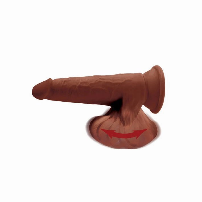 King Cock Plus 8in Triple Density Dildo With Swinging Balls