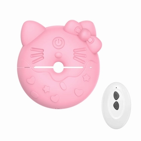 Kitty Cat Nipple Clamp Vibrators Breast Massager with Remote Control