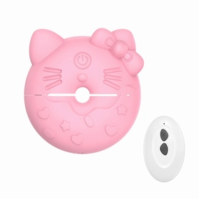 Kitty Cat Nipple Clamp Vibrators Breast Massager with Remote Control