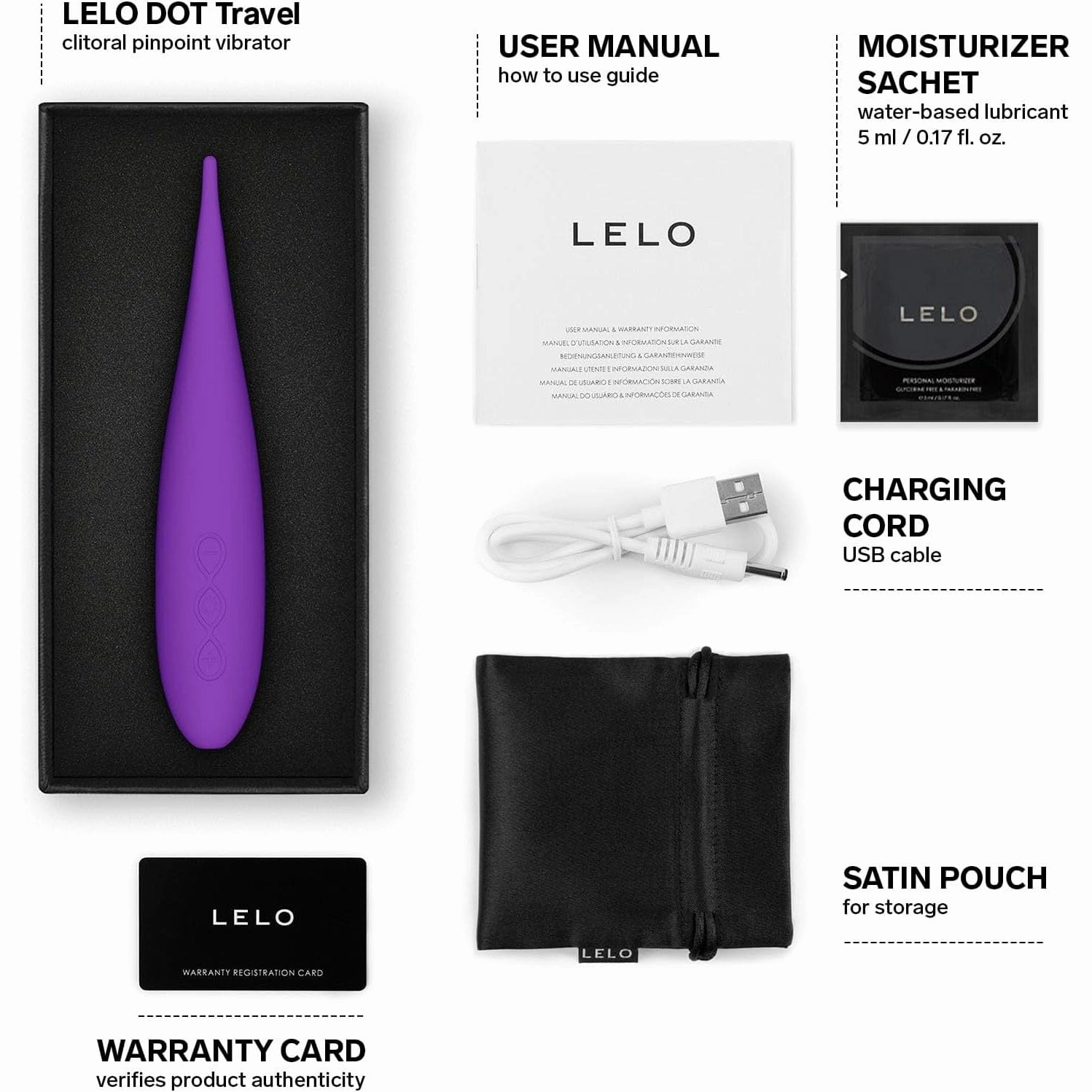 LELO - DOT Travel Pinpoint Clit Massager Vibrator