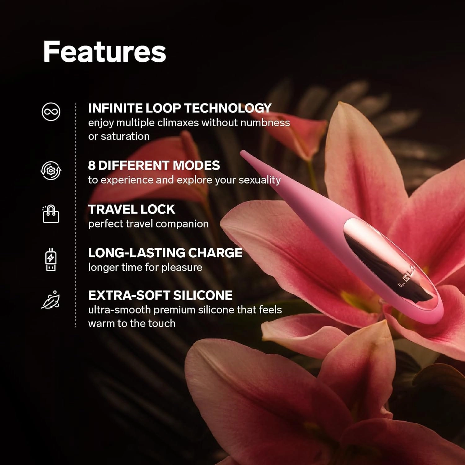 LELO - DOT Travel Pinpoint Clit Massager Vibrator