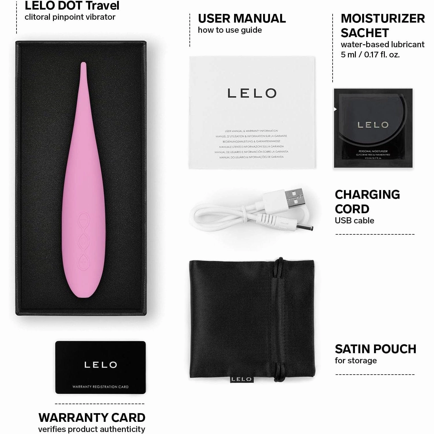 LELO - DOT Travel Pinpoint Clit Massager Vibrator