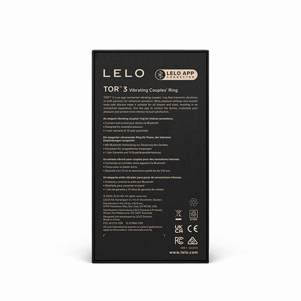 LELO - Tor 3 Vibrating Couple's Cock Ring