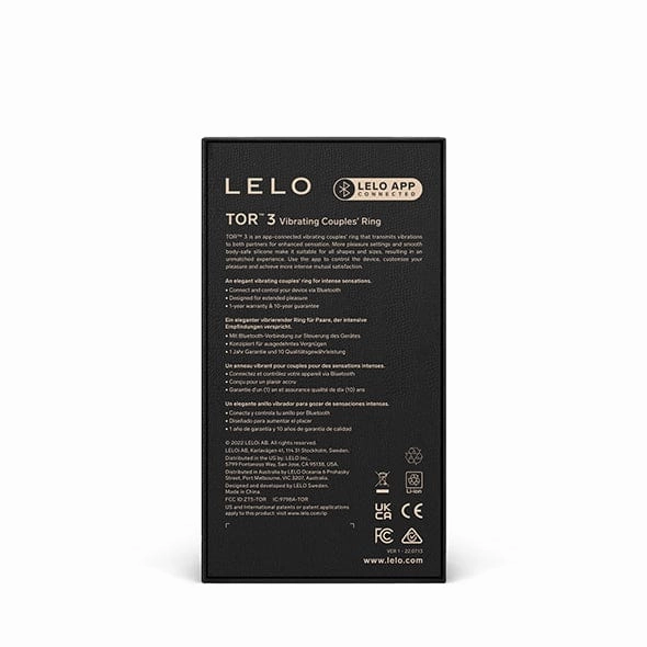 LELO - Tor 3 Vibrating Couple's Cock Ring