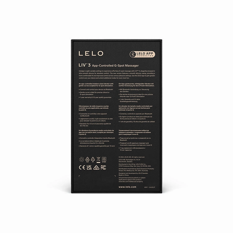 LELO Liv 3 App Controlled G-Spot Vibrator