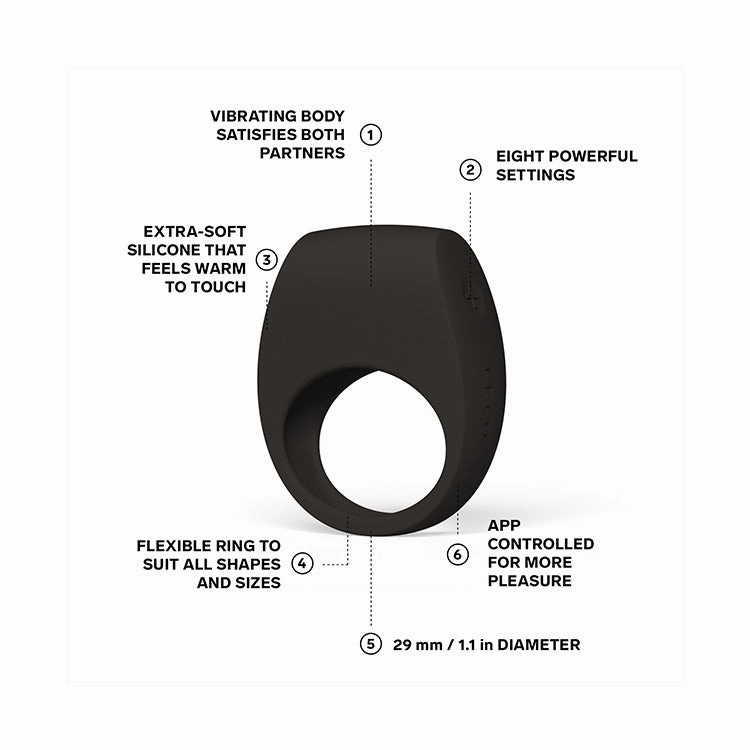 LELO Tor 3 App Controlled Vibrating Cock Ring