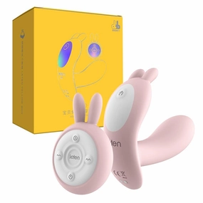 Leten - Q Cute Rabbit Remote Control Wearable Vibrator (Pink)