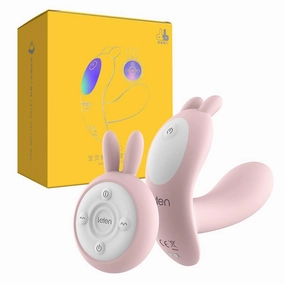 Leten - Q Cute Rabbit Remote Control Wearable Vibrator (Pink)