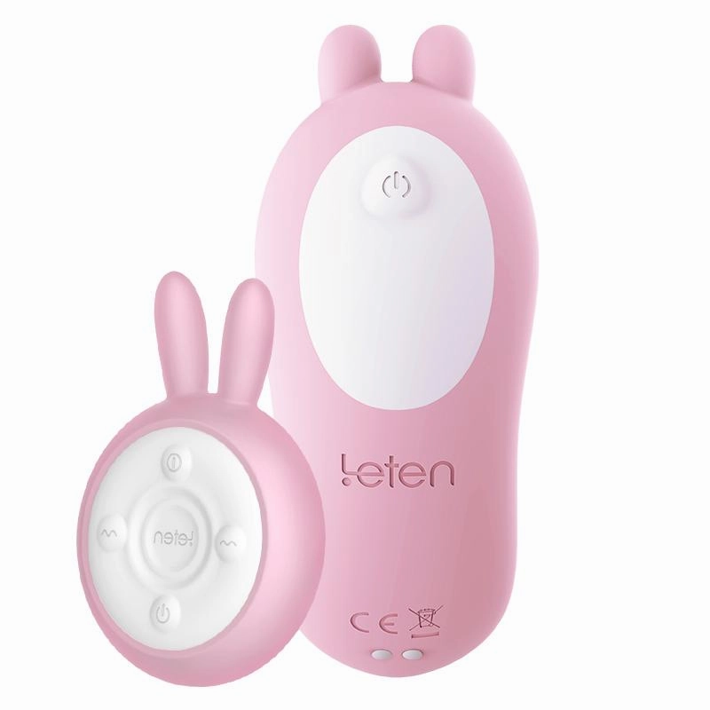Leten - Q Cute Rabbit Remote Control Wearable Vibrator (Pink)