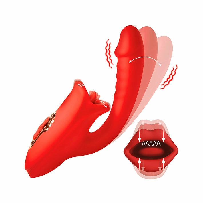 Lickgasm Deep Kiss Kissing Rabbit Vibrator