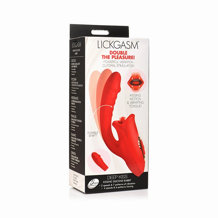 Lickgasm Deep Kiss Kissing Rabbit Vibrator
