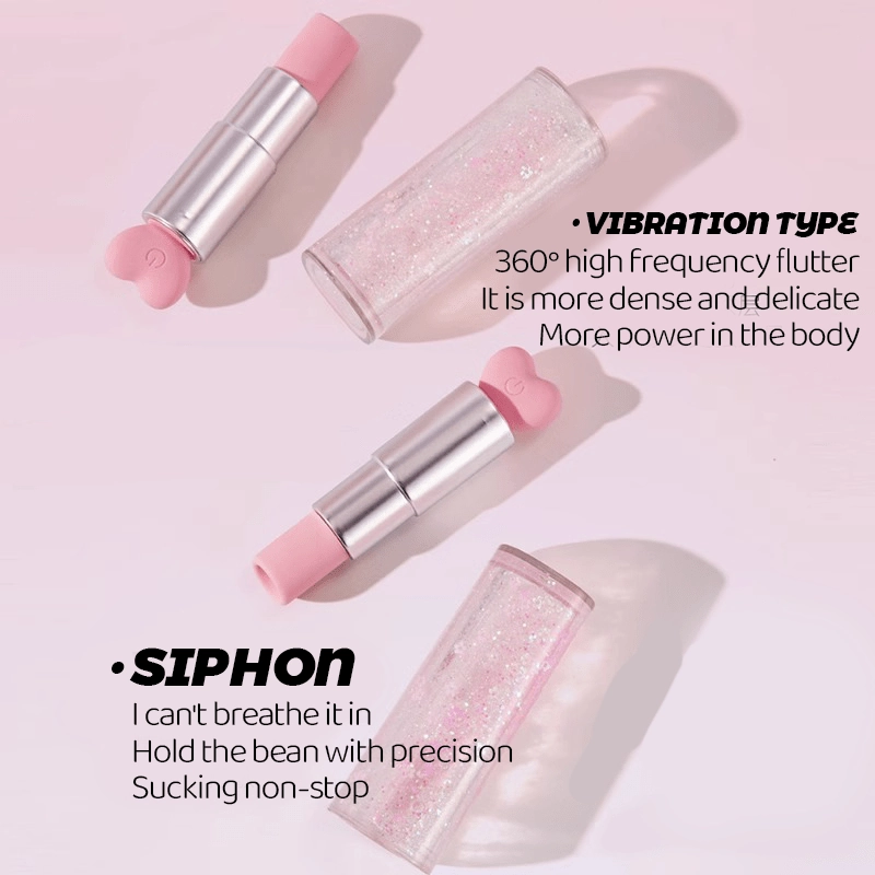 Liquid Quicksand Lipstick Vibrator Female Sucking Licking Clitoris Masturbator
