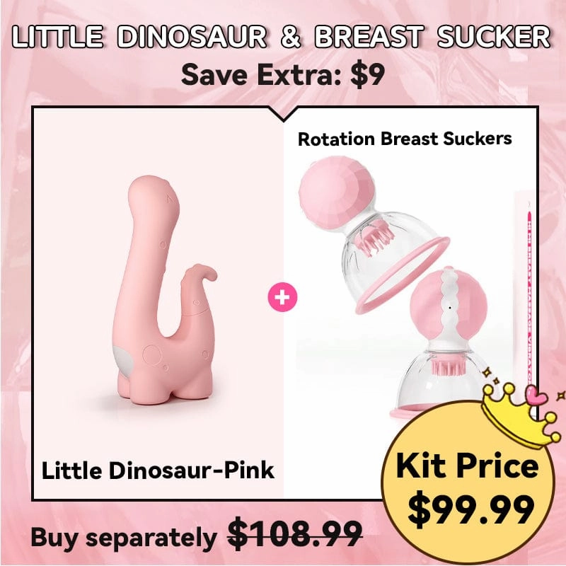 Little Dinosaur Sucking Heating Vibrator