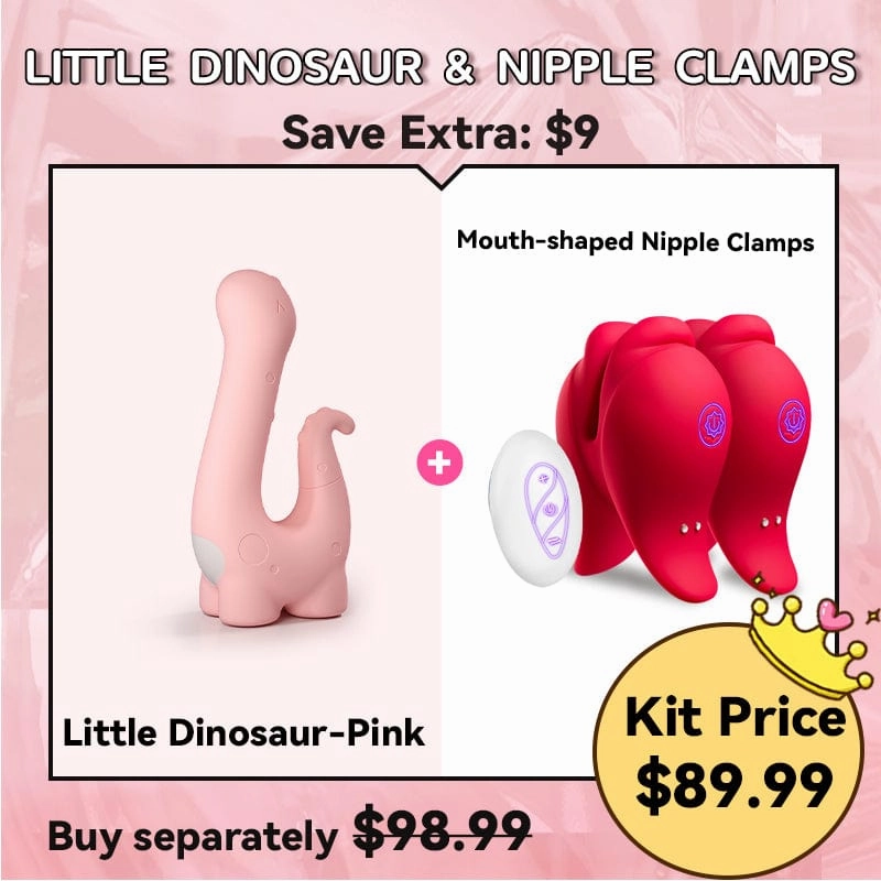 Little Dinosaur Sucking Heating Vibrator