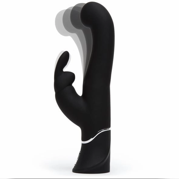 Love Honey - Happy Rabbit G Spot Stroker Rabbit Vibrator (Black)