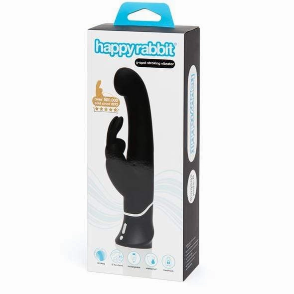 Love Honey - Happy Rabbit G Spot Stroker Rabbit Vibrator (Black)