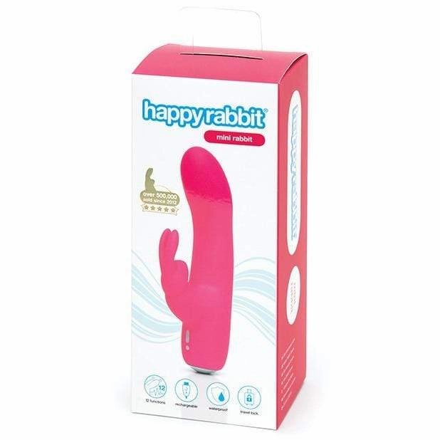 Love Honey - Happy Rabbit Mini Rabbit Rechargeable Vibrator (Pink)