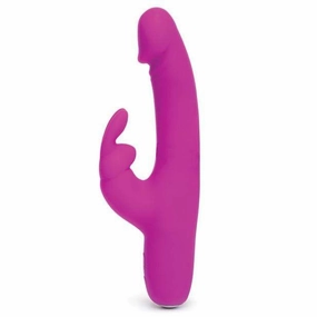 Love Honey - Happy Rabbit Slimline Realistic Rabbit Vibrator (Purple)