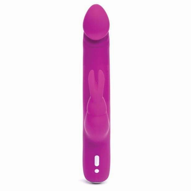Love Honey - Happy Rabbit Slimline Realistic Rabbit Vibrator (Purple)