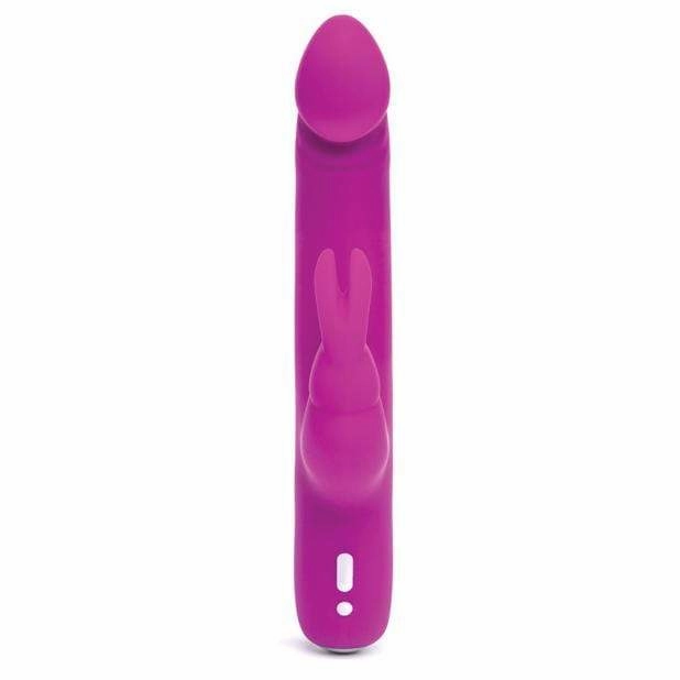 Love Honey - Happy Rabbit Slimline Realistic Rabbit Vibrator (Purple)