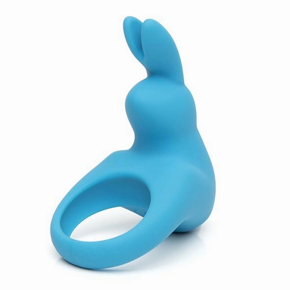 Love Honey - Happy Rabbit Vibrating Cock Ring (Blue)