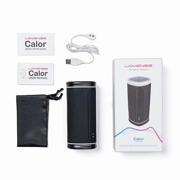 Lovense - Calor App-Controlled Warming Male Masturbator (Black)