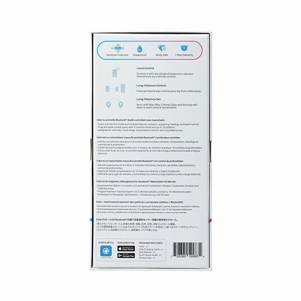 Lovense - Calor App-Controlled Warming Male Masturbator (Black)