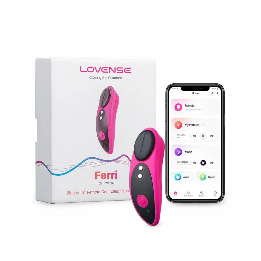 Lovense - Ferri App-Controlled Panty Vibrator (Pink)