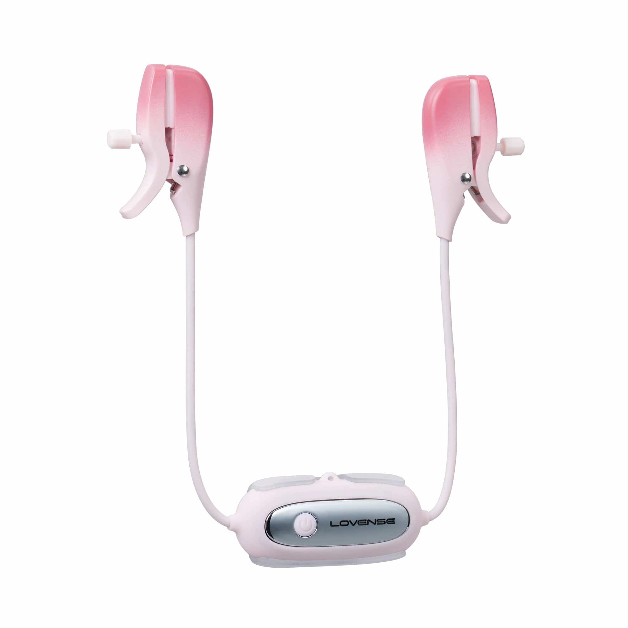 Lovense - Gemini App-Controlled Vibrating Nipple Clamps (Pink)