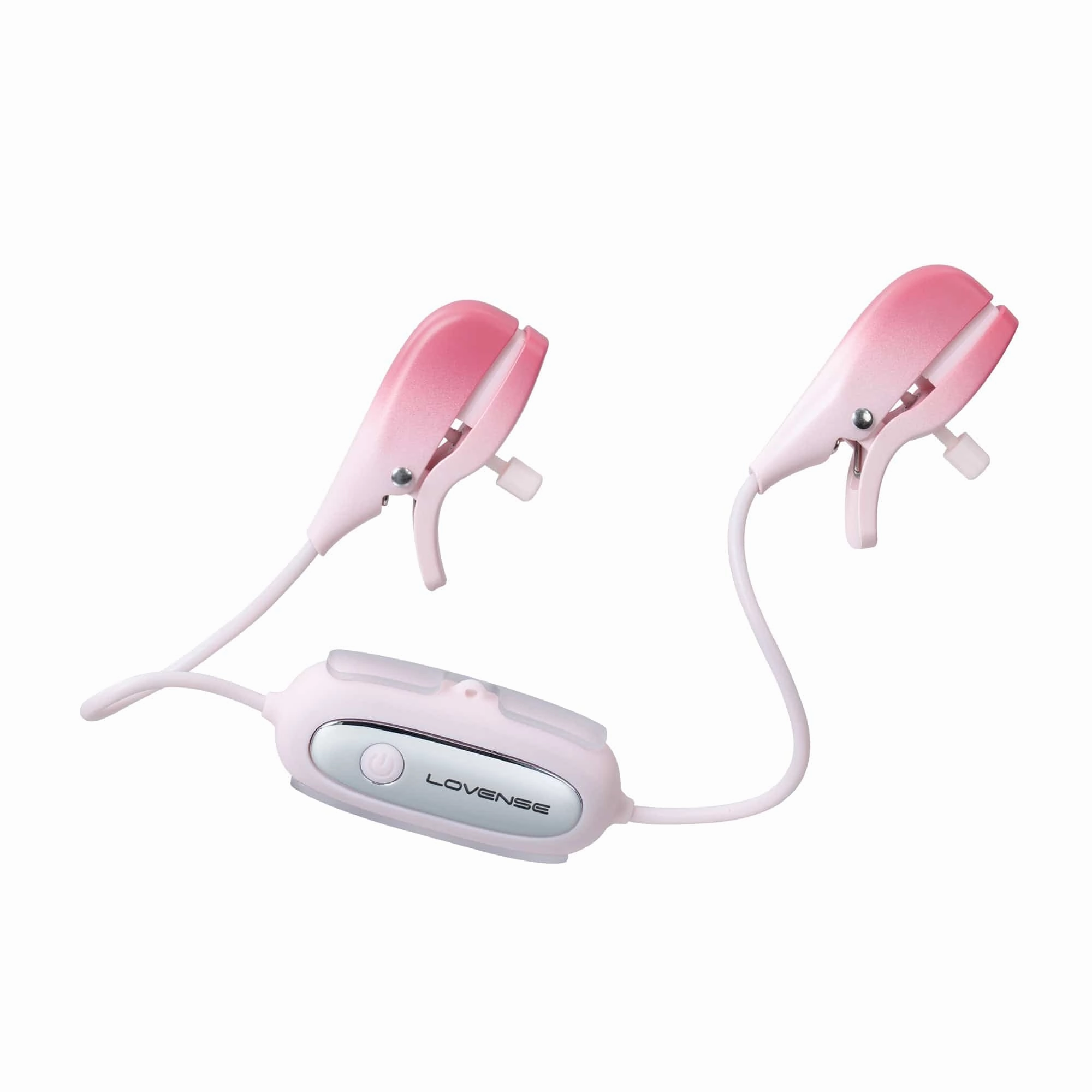 Lovense - Gemini App-Controlled Vibrating Nipple Clamps (Pink)