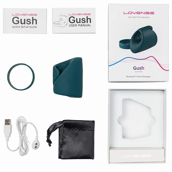 Lovense - Gush App-Controlled Glans Massager Stroker (Green)