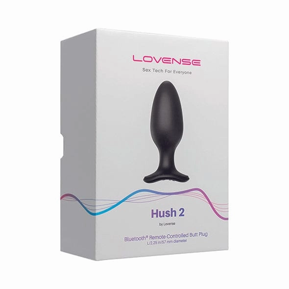 Lovense - Hush 2 App-Controlled Silicone Butt Plug