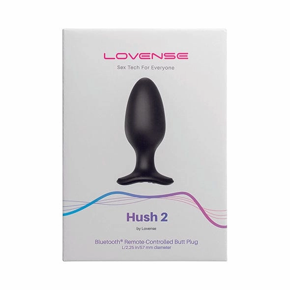 Lovense - Hush 2 App-Controlled Silicone Butt Plug