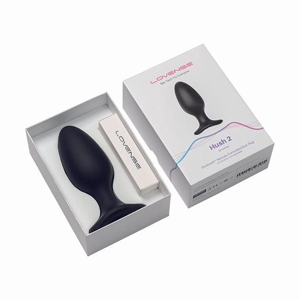 Lovense - Hush 2 App-Controlled Silicone Butt Plug