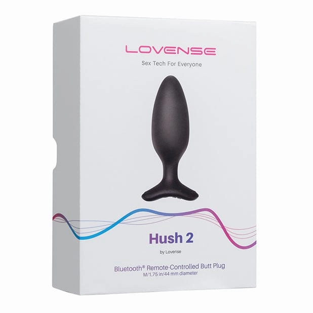 Lovense - Hush 2 App-Controlled Silicone Butt Plug