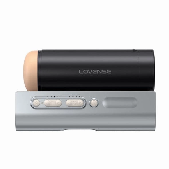 Lovense - Solace Pro AI Powered Remote Control Thrusting Male Masturbator Stroker (Black)