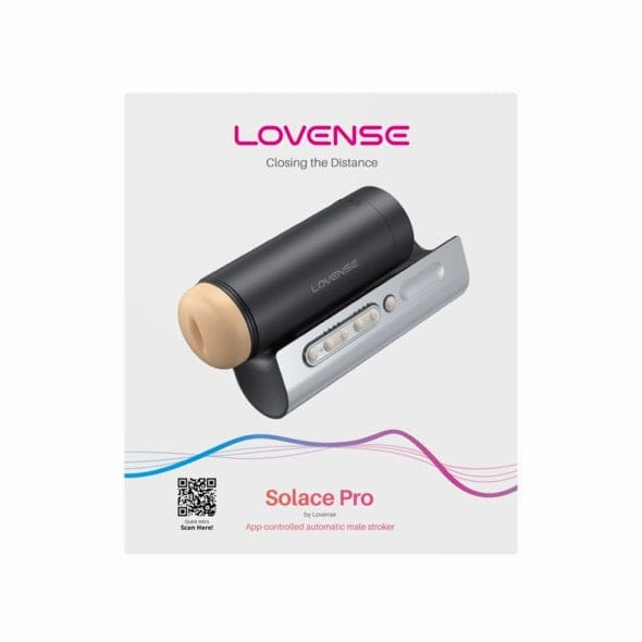 Lovense - Solace Pro AI Powered Remote Control Thrusting Male Masturbator Stroker (Black)