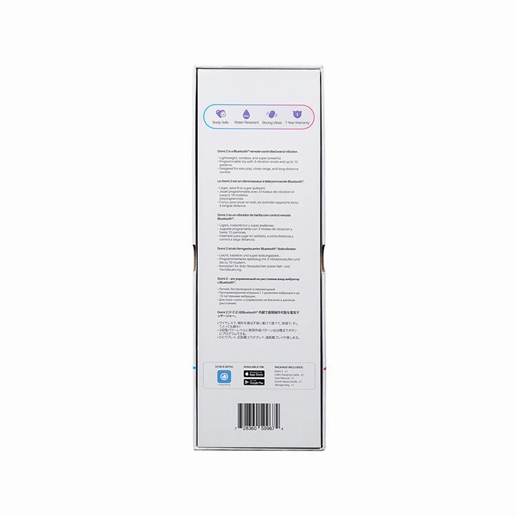 Lovense Domi 2 Bluetooth Controlled Wand Vibrator