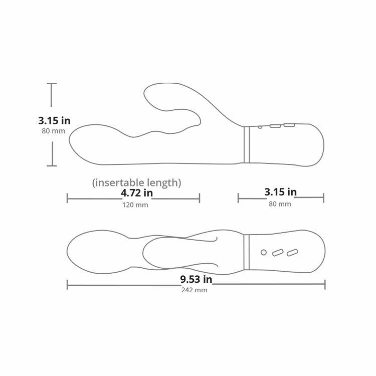 Lovense Nora Bluetooth Controlled Rabbit Vibrator