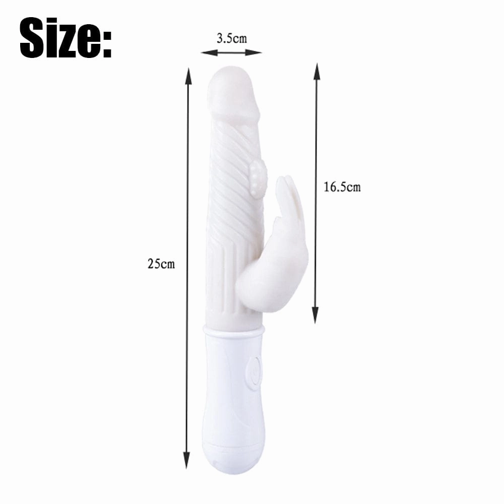 Lurevibe - Blissful Rabbit Bead Stick Vibrating Stick Masturbation Massager