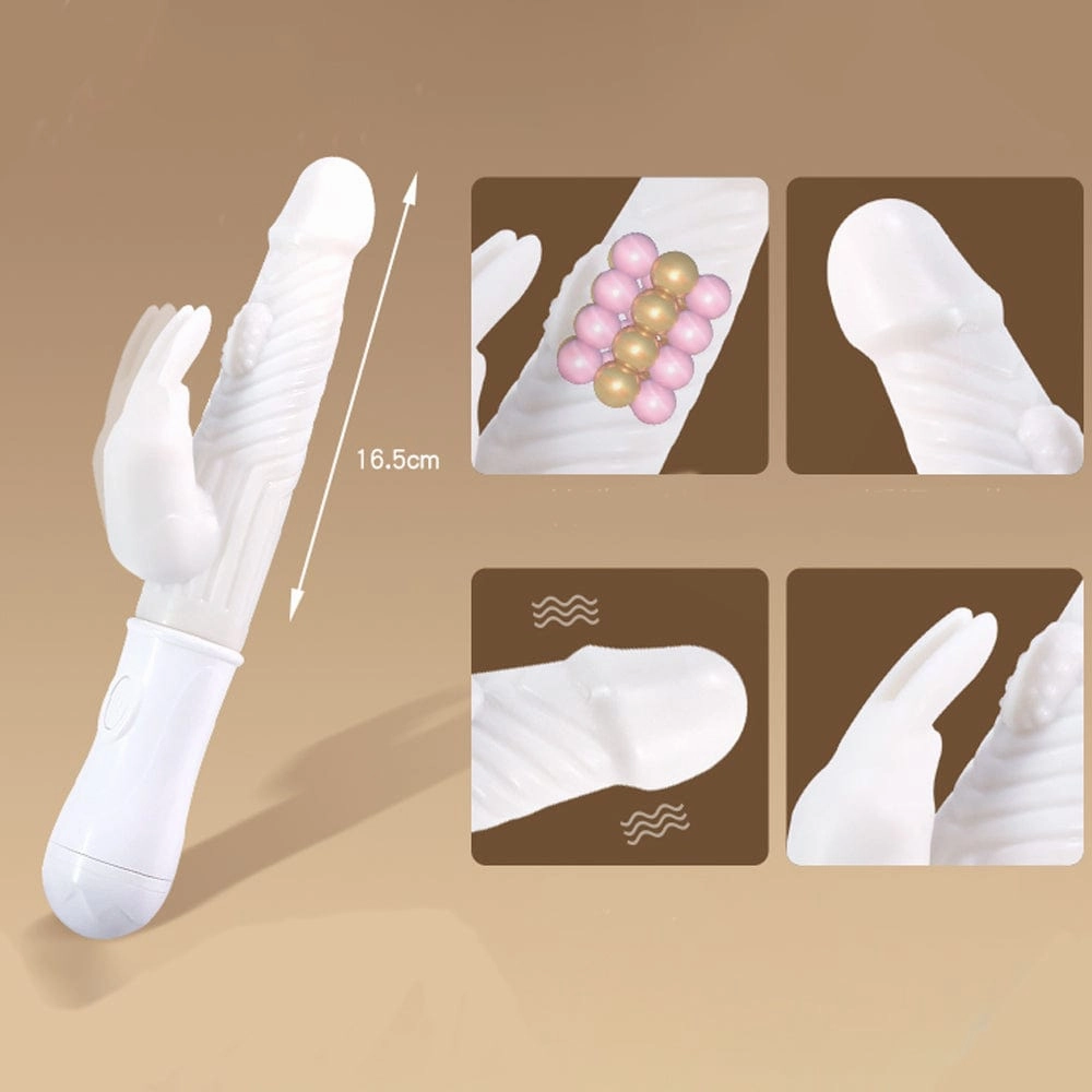Lurevibe - Blissful Rabbit Bead Stick Vibrating Stick Masturbation Massager