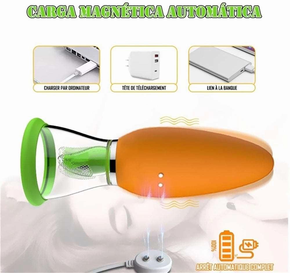 Lurevibe - Carrot Vibrator Female Masturbator Heating Sucking Licker