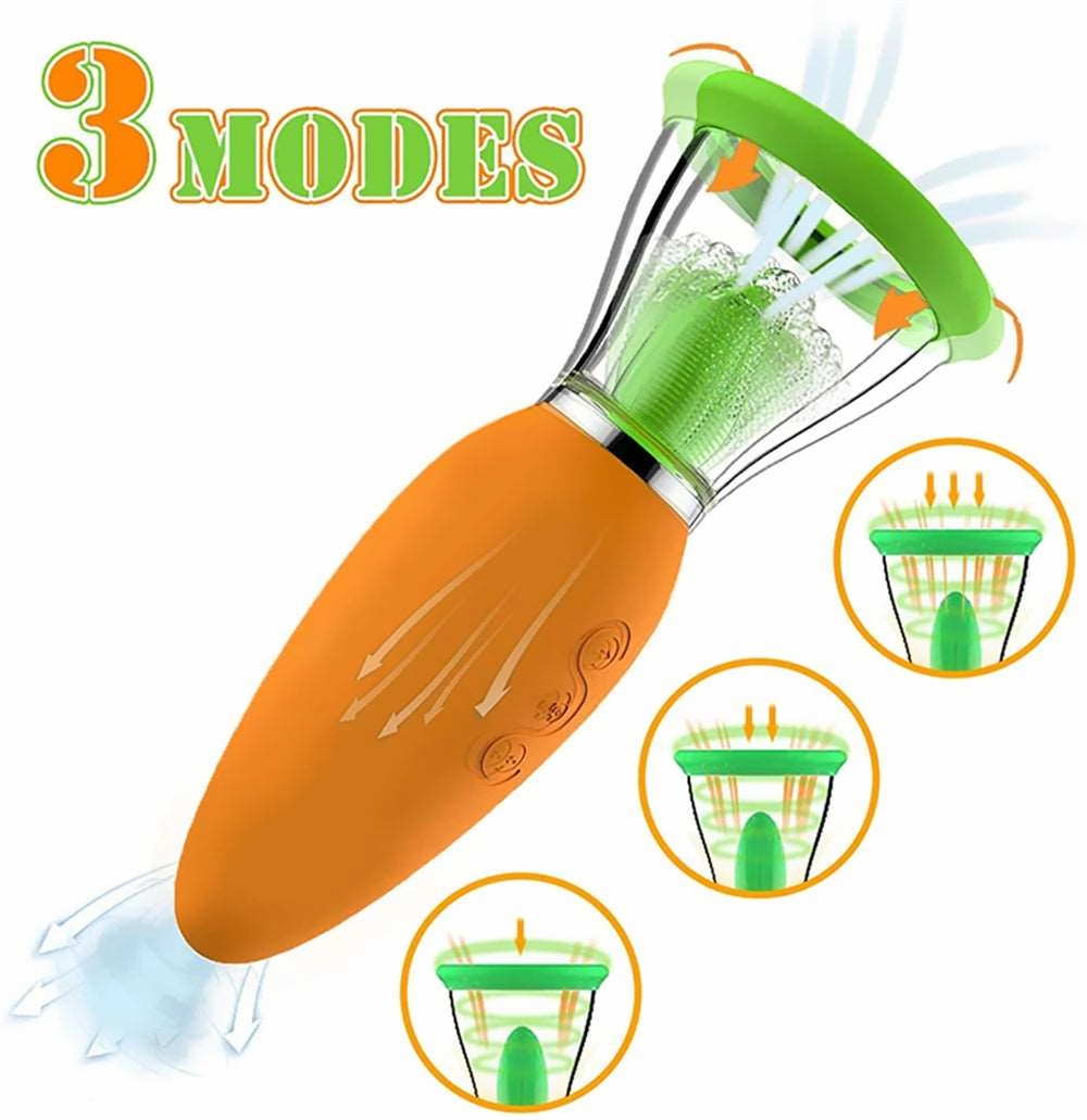 Lurevibe - Carrot Vibrator Female Masturbator Heating Sucking Licker
