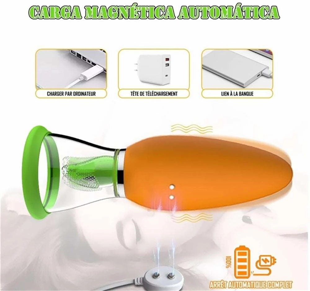 Lurevibe - Carrot Vibrator Female Masturbator Heating Sucking Licker