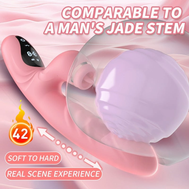 Lurevibe - Electric Heated Vibrator Automatic Sucking Thrusting Machine For Women