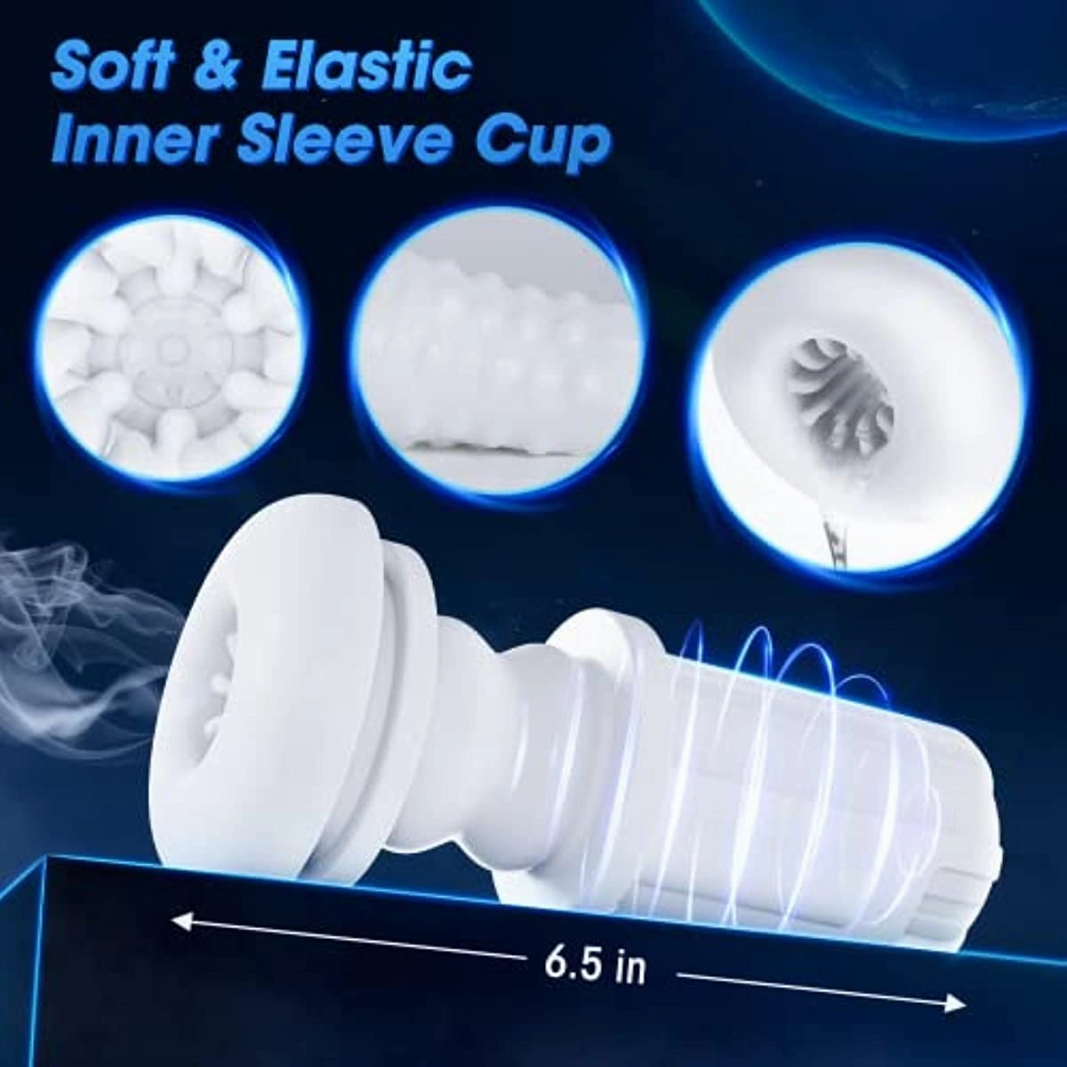 Lurevibe - Fantasy Aircraft Cup Men Fully Automatic Telescopic Electric Masturator