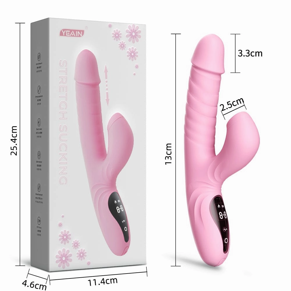 Lurevibe - Suck Telescopic Heating Vibrator